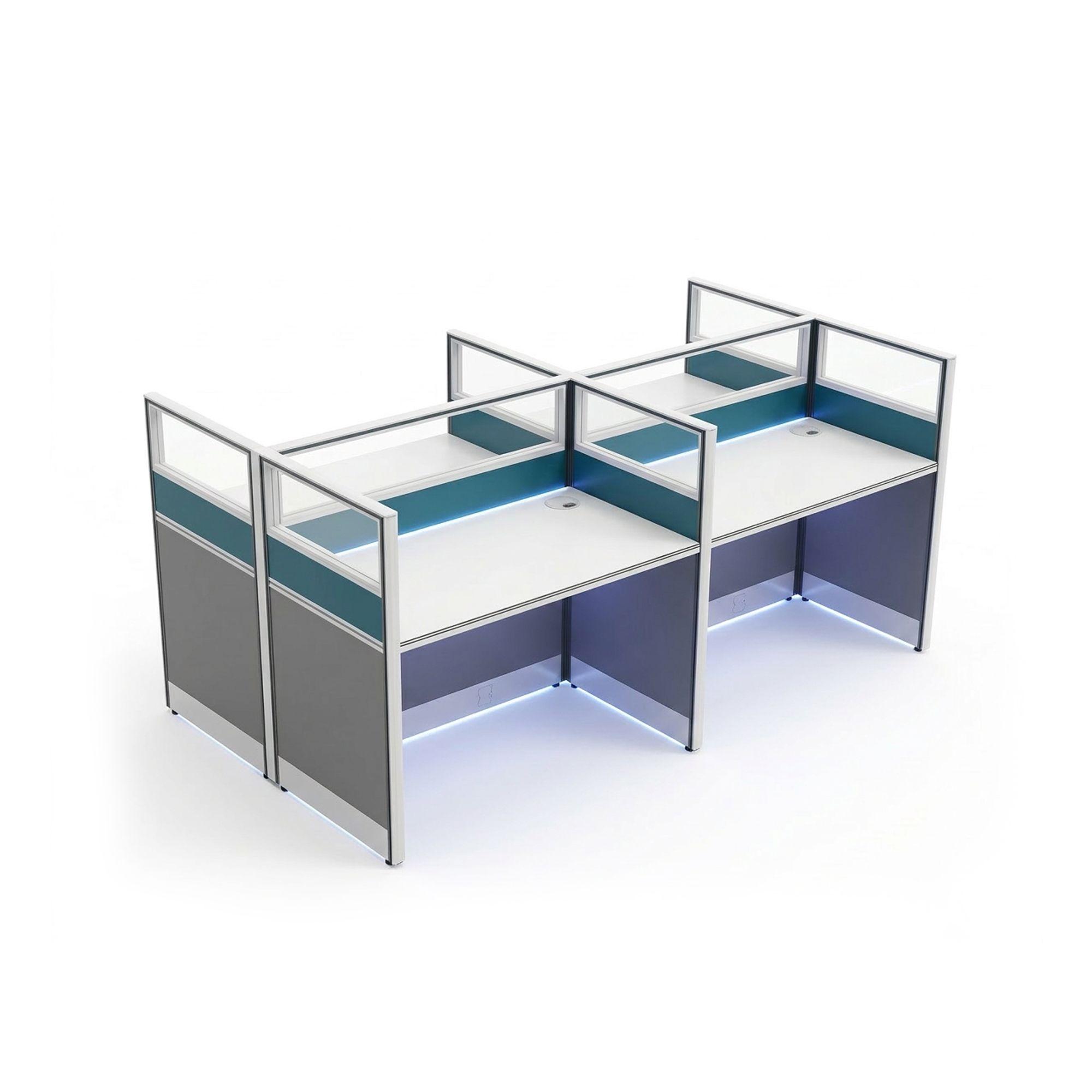 Caisson de bureau 2 portes 326x385x262 mm - Blanc