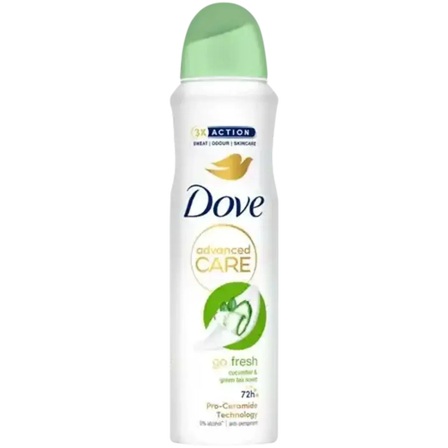 Dove Advanced Care Go Fresh Concombre & Thé Vert – Spray Anti-Transpirant 150 ml