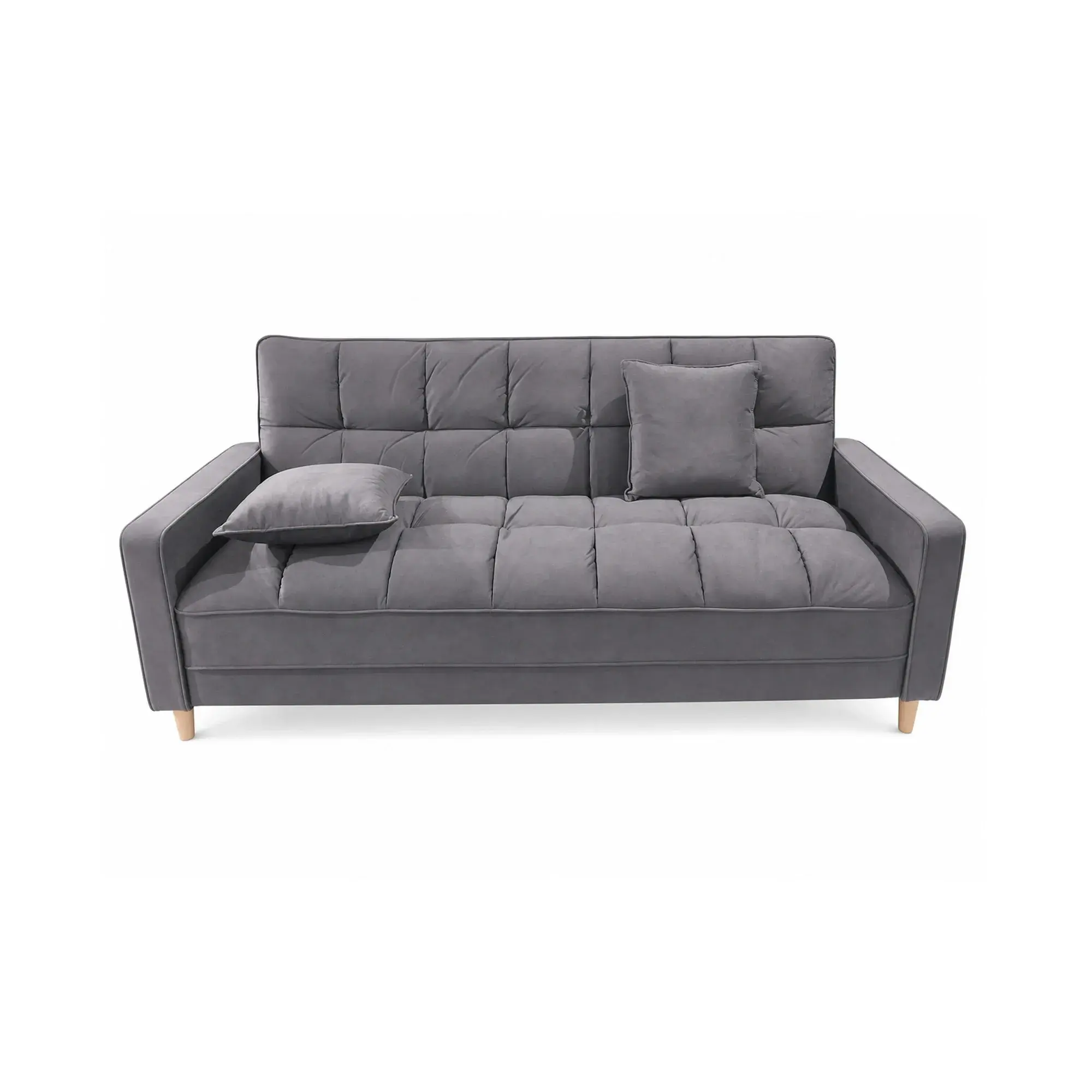 Fauteuil 1 place en tissu - Gris