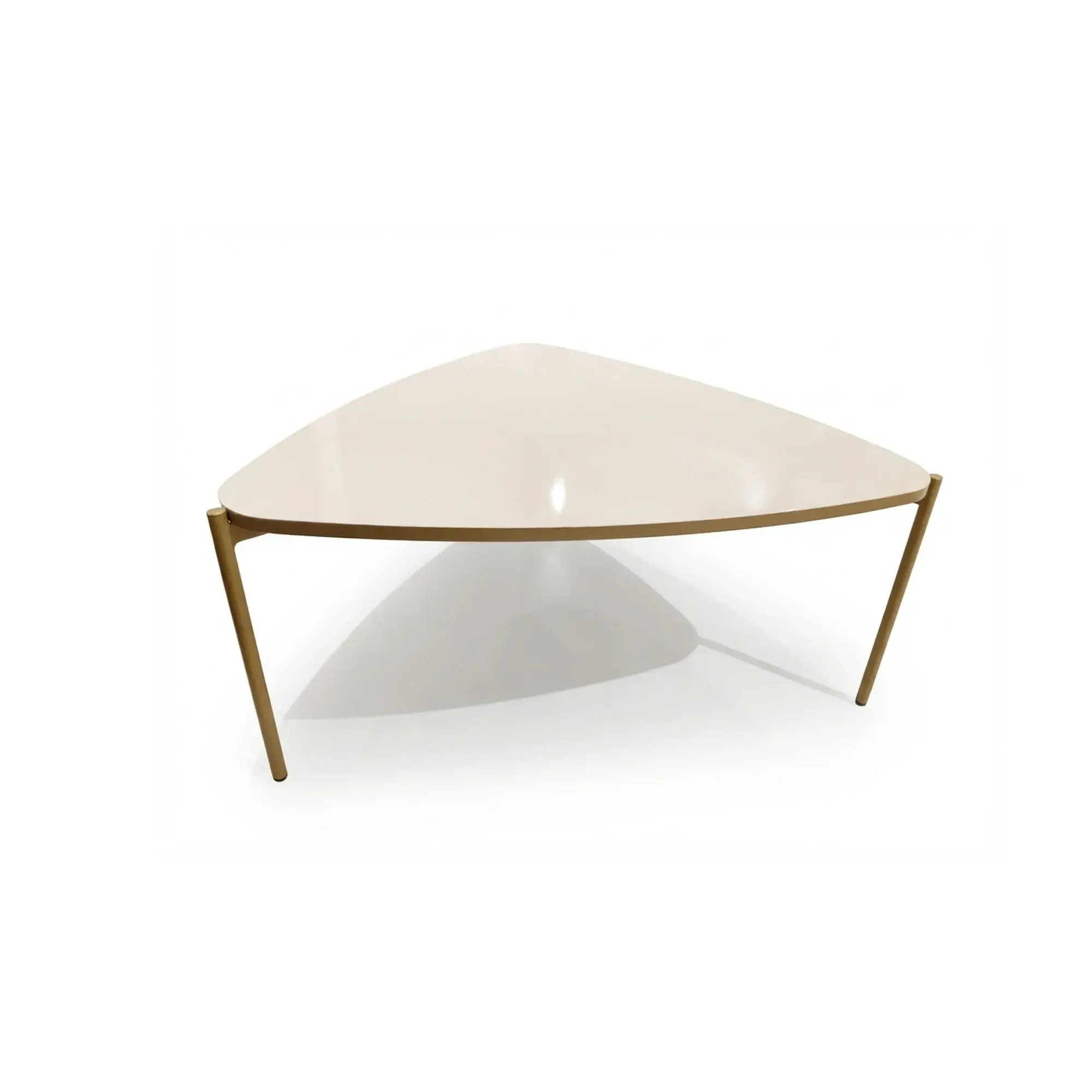 Table basse en bois 765x725x335 mm - Blanc cassé