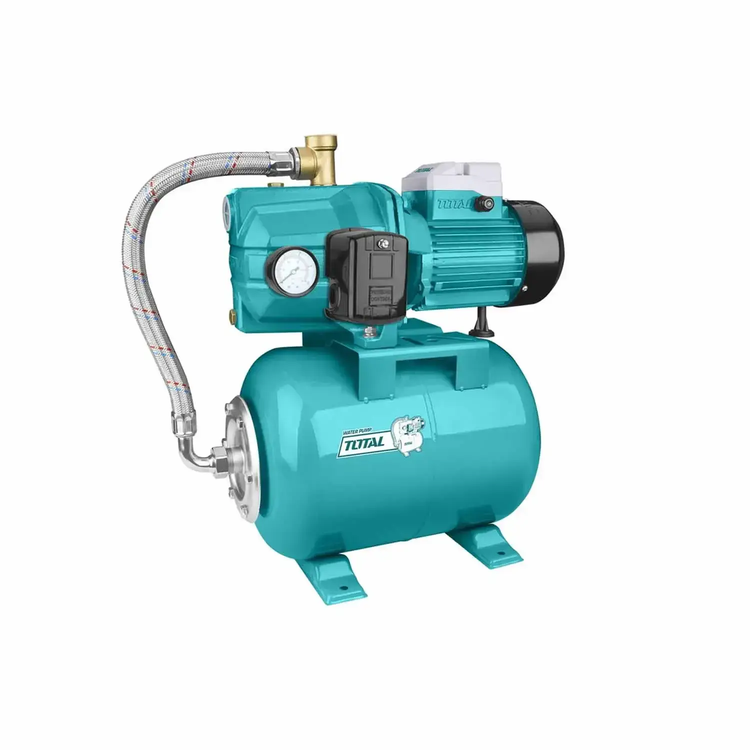 Pompe à eau automatique Total 1100 W (1,5 CV) avec réservoir 24 L TWP411006