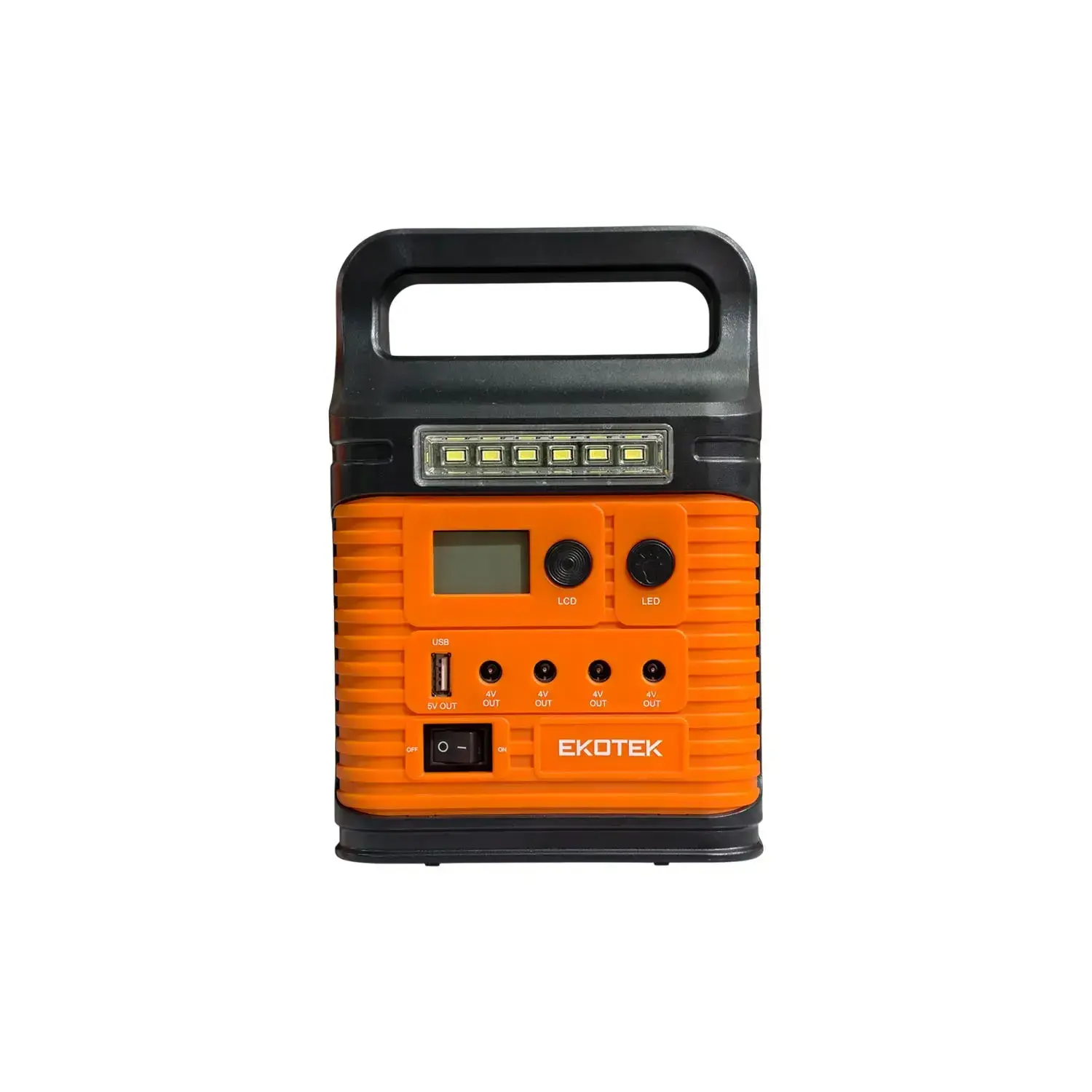 Kit d'éclairage solaire Ekotek Duo X ET-9011 - Radio FM et MP3