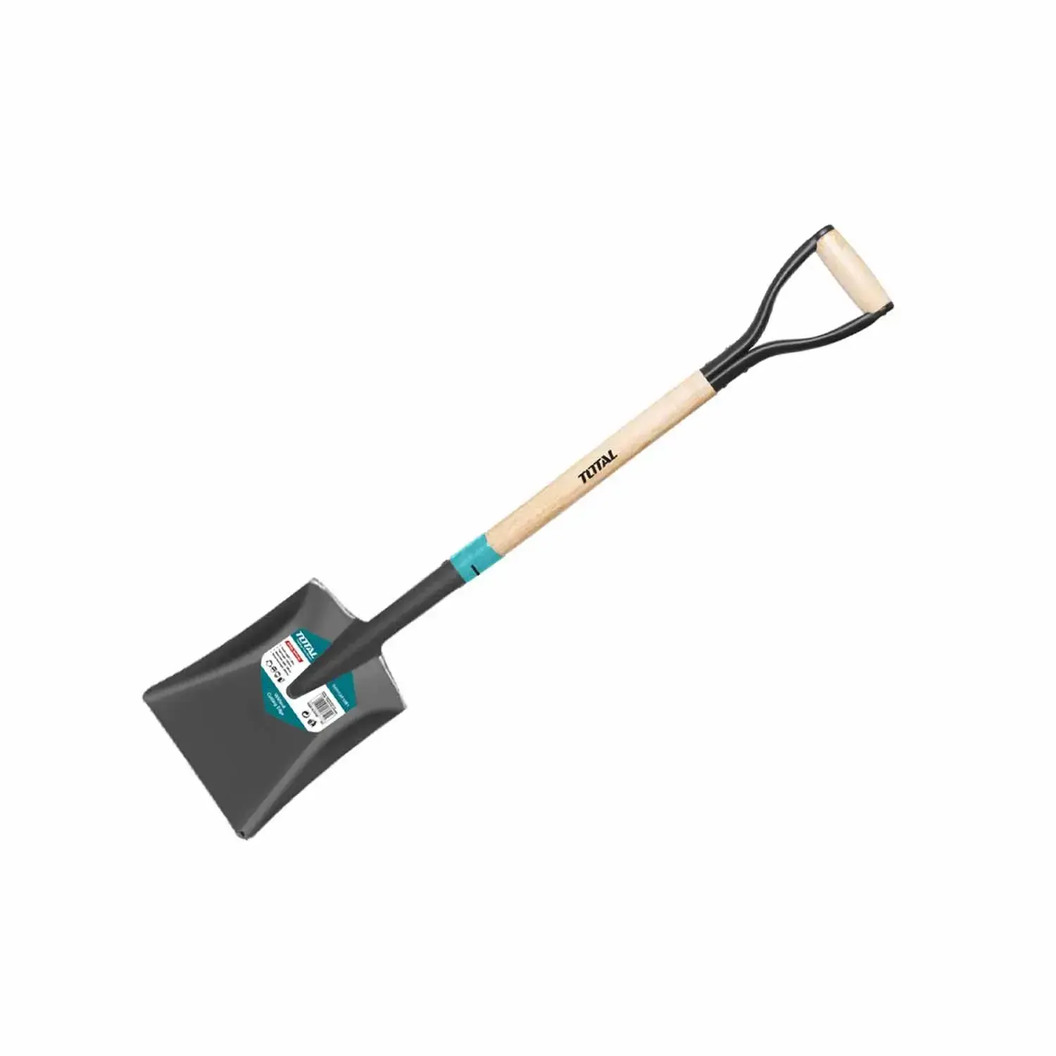 Pelle carrée en acier Total manche bois 102 cm THTHW0102