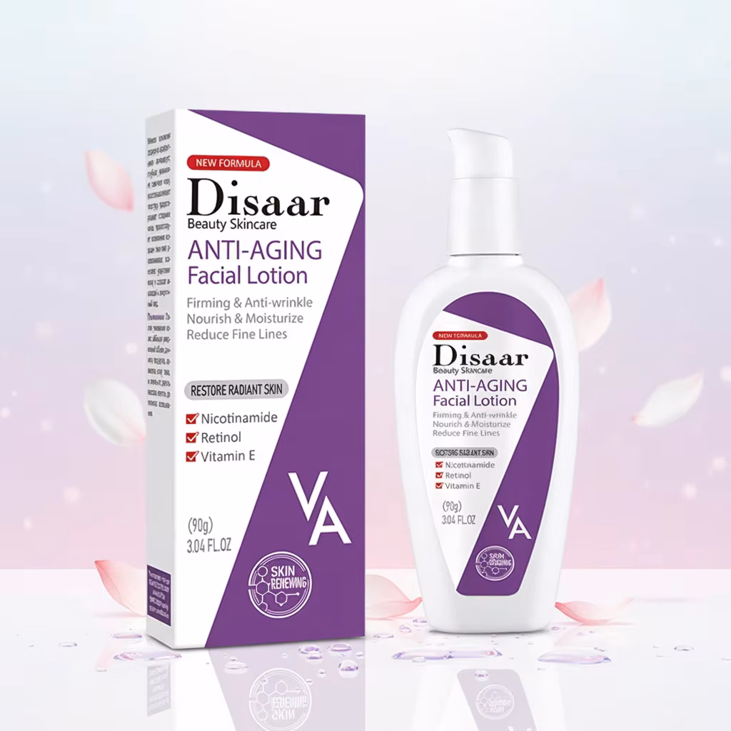 DISAAR Lotion Visage Anti-aging au Rétinol & Niacinamide – Soin Raffermissant