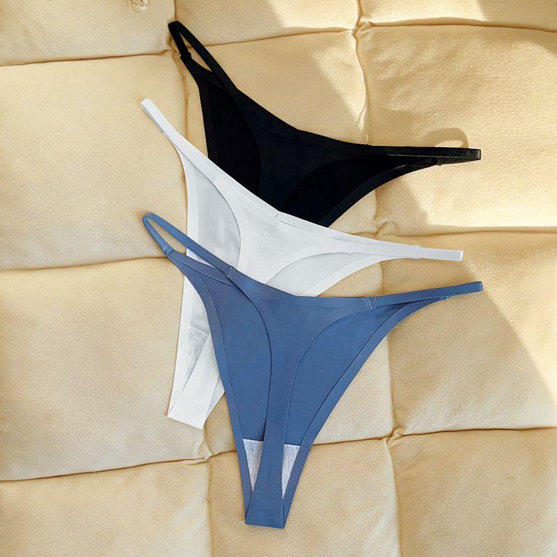 Lot de 3 Strings Femme — Taille Basse Respirant & Confortable