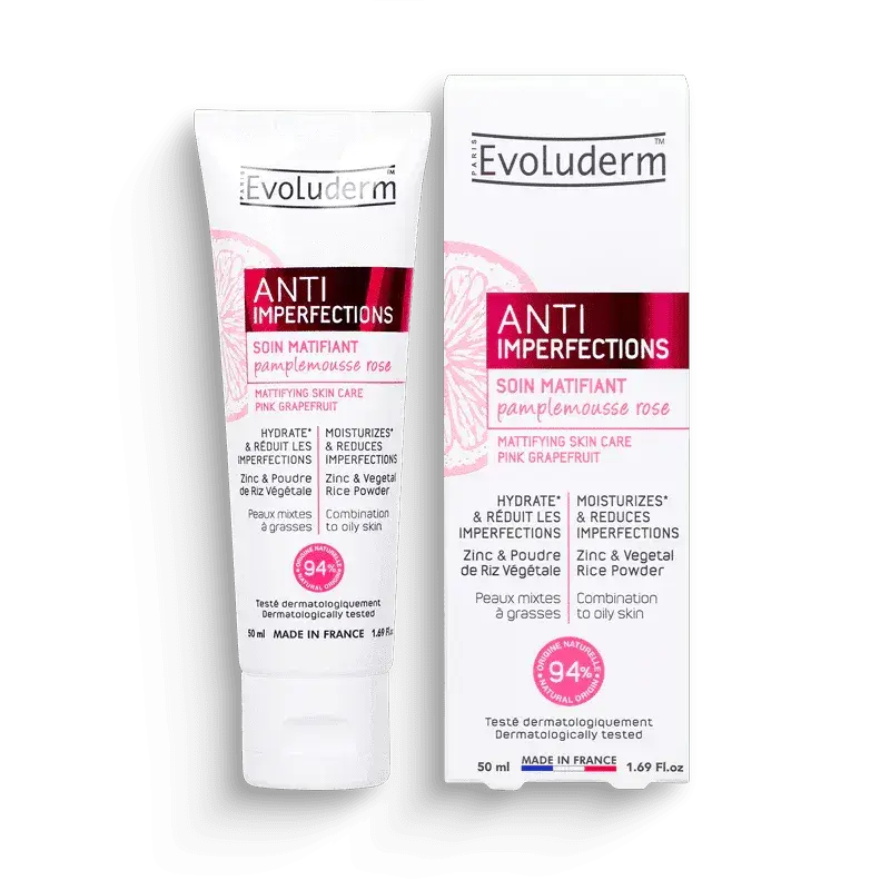 Evoluderm – Soin Anti-Imperfections Matifiant