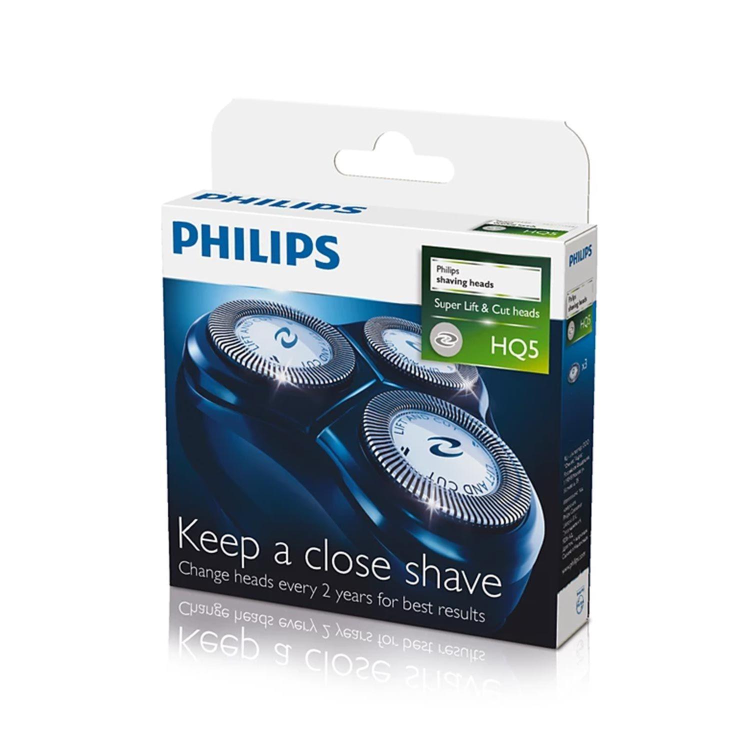 Têtes de rasage Philips HQ5/40 - Lot de 3 pour rasoir rotatif