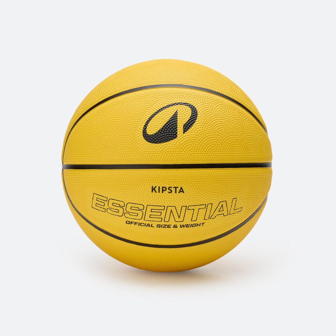 Ballon de basketball taille 5 - ESSENTIAL R100 jaune