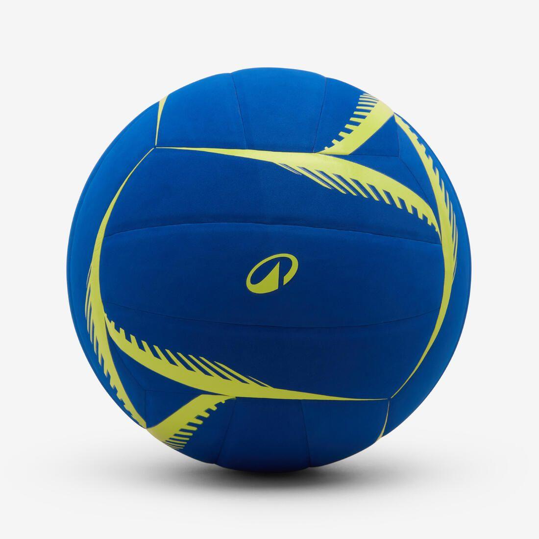 Ballon de volley-ball - vb500 soft 230/250 g bleu et jaune