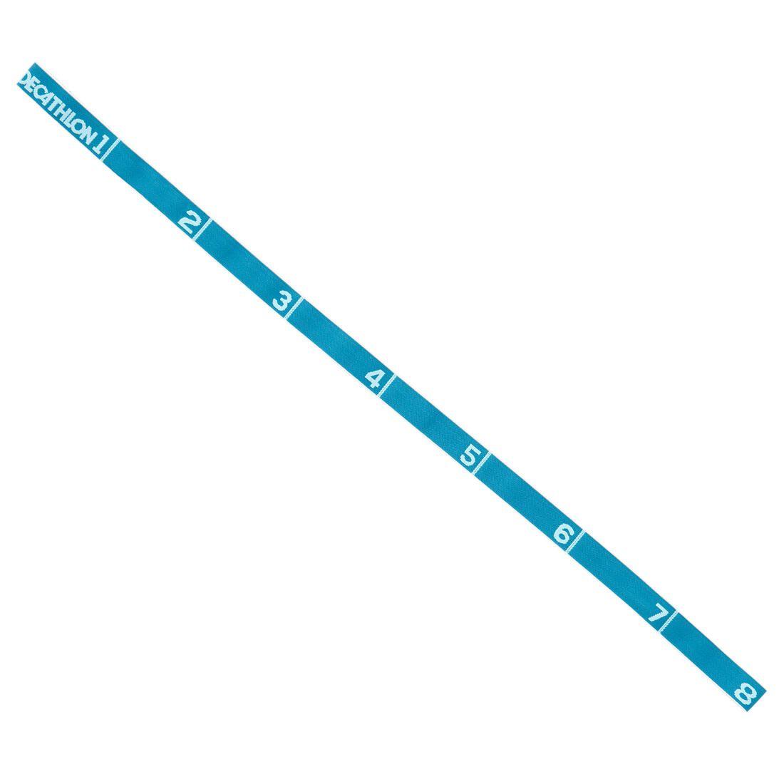 BANDE ÉLASTIQUE FITNESS RÉSISTANCE 7 KG TEXTILE - BLEU