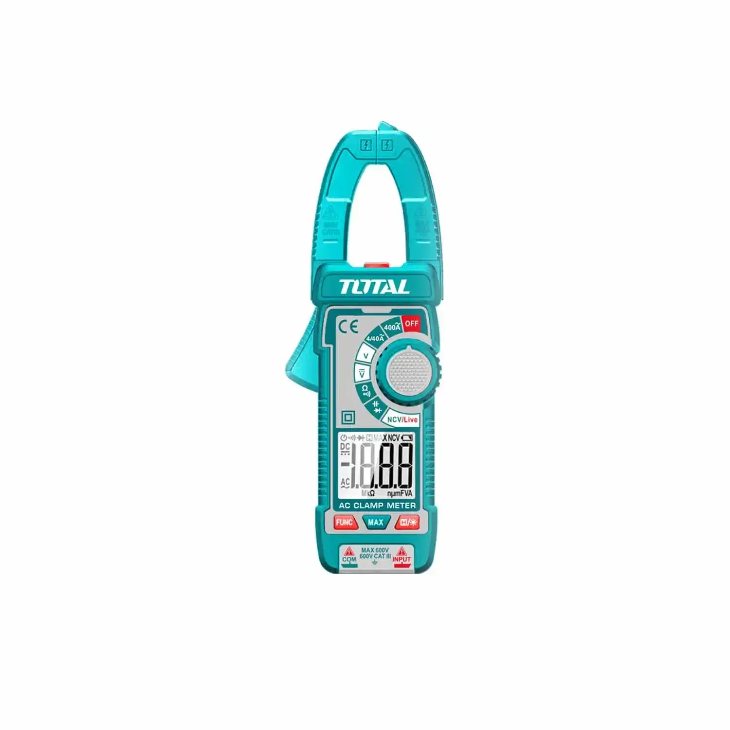Pince ampèremétrique numérique Total 400 A True RMS TMT762001