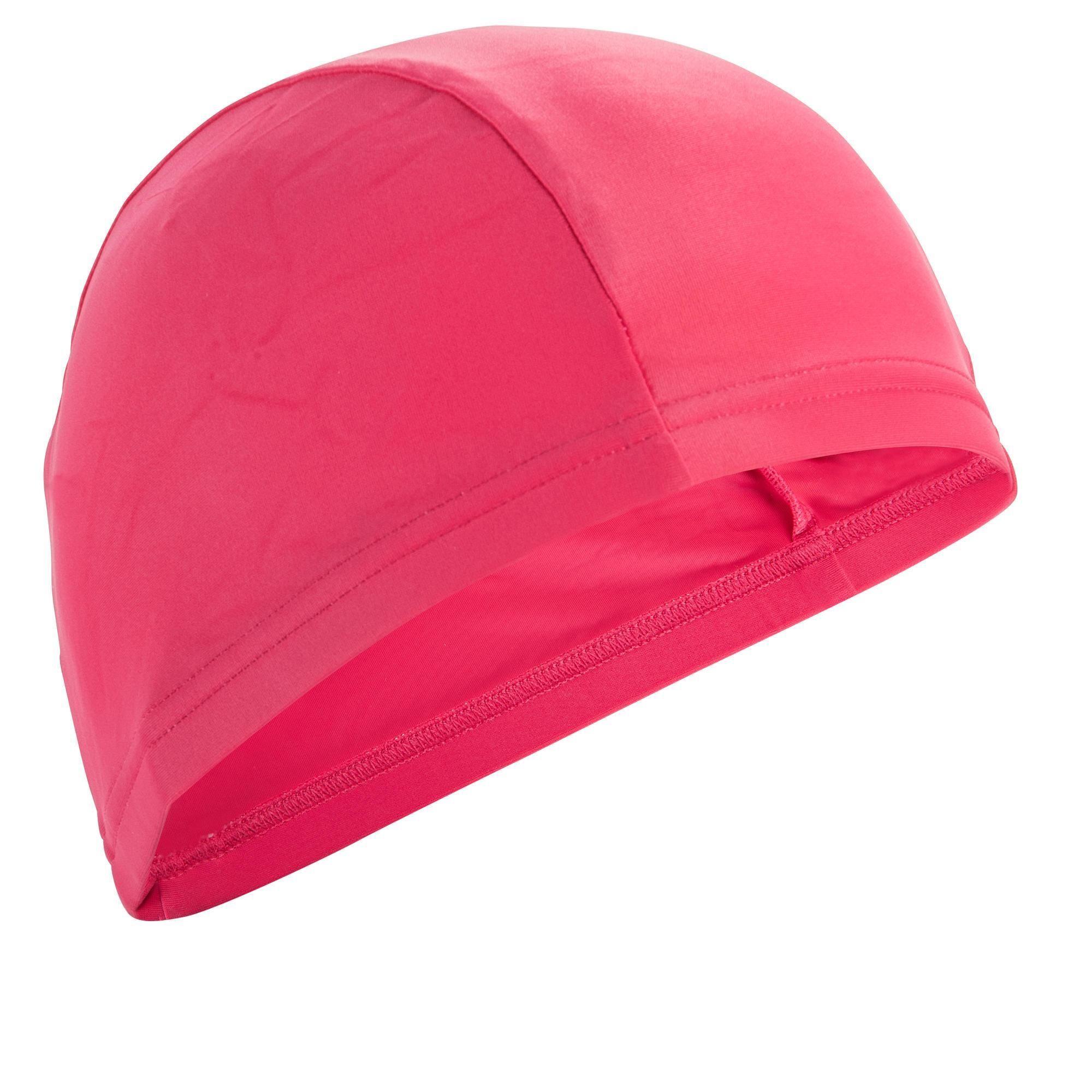Bonnet de Bain en Maille - Tissu Uni - Noir