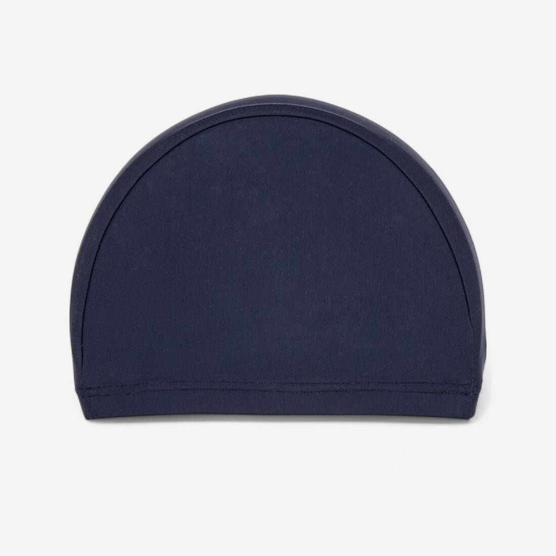 Bonnet de bain tissu taille L - bleu foncé