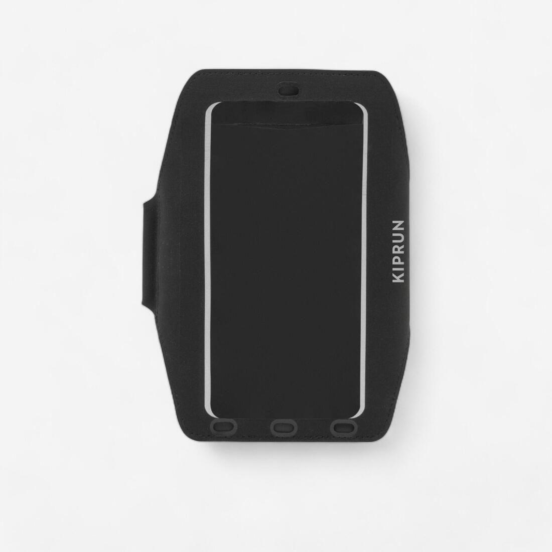 Brassard running smartphone grand téléphone Homme Femme KIPRUN noir