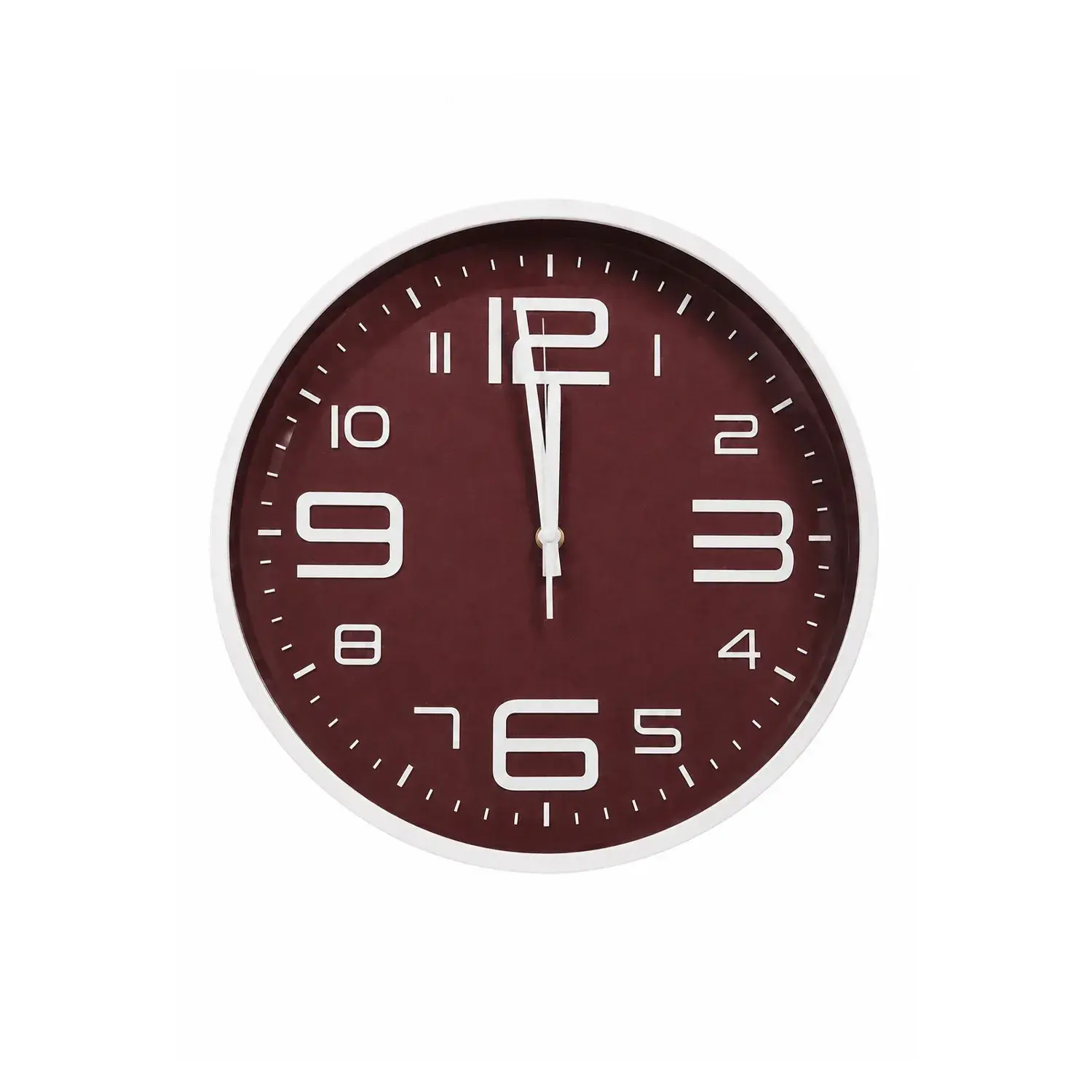 Horloge murale 30x30 cm - Rouge rose