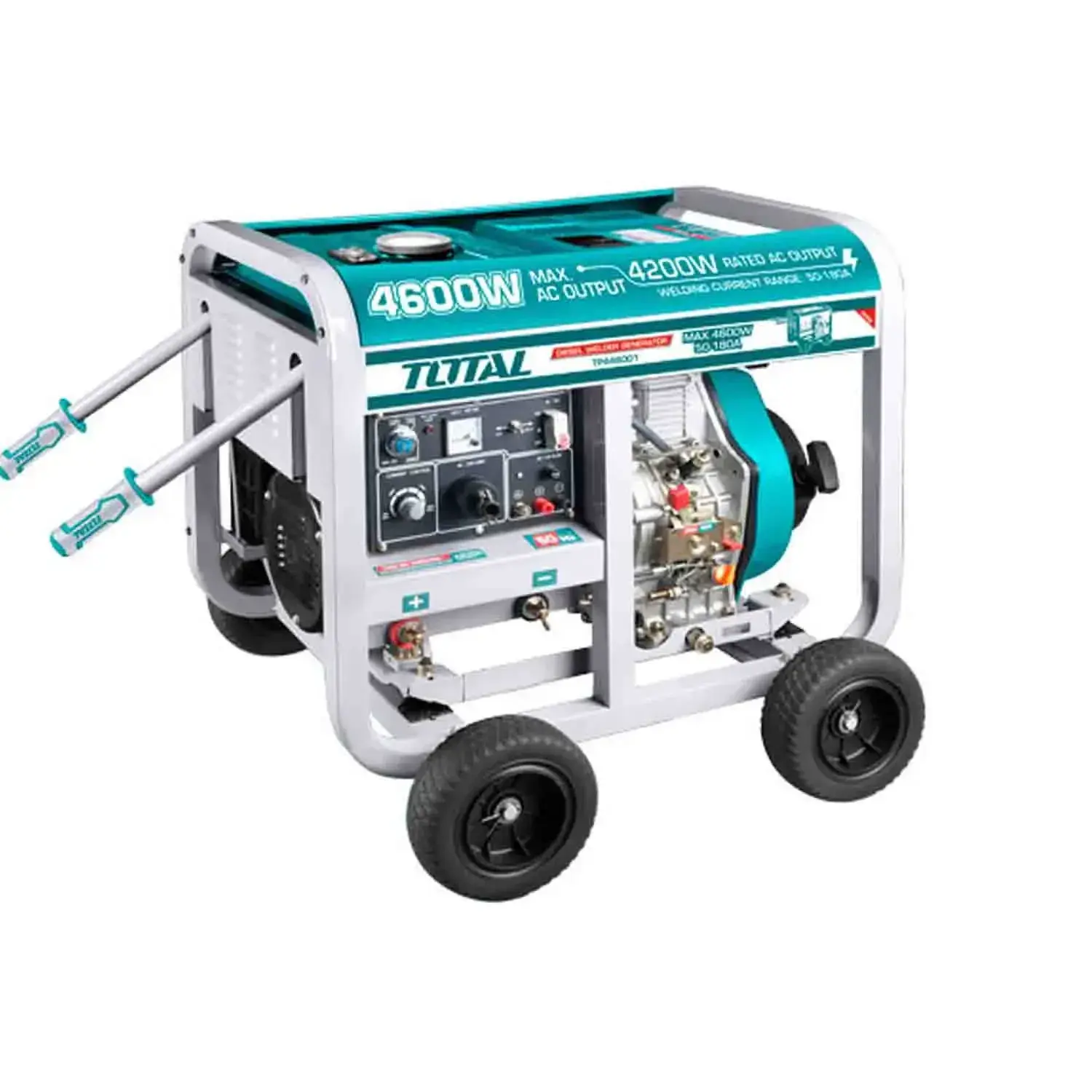 Groupe électrogène soudeur diesel Total 4,5 / 5,0 kW 180 A TP446001