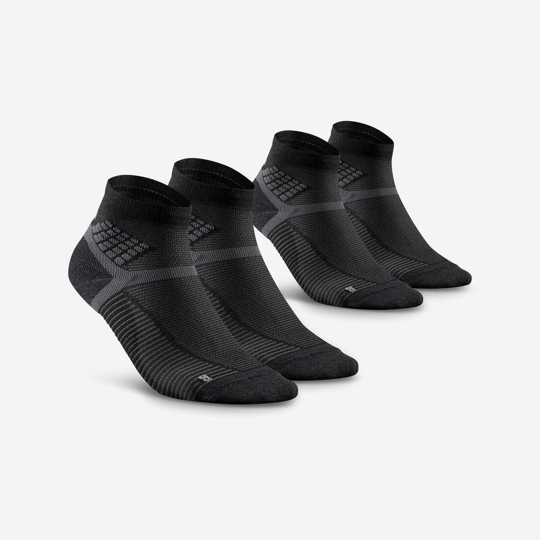 Chaussettes de randonnée mid (2 paires) adulte, Hike 500