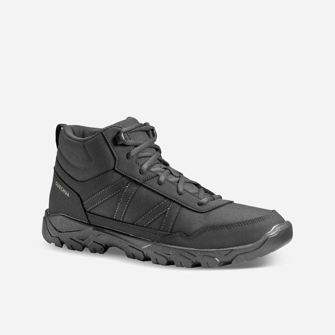 Chaussures de randonnée mid homme, NH100 noir