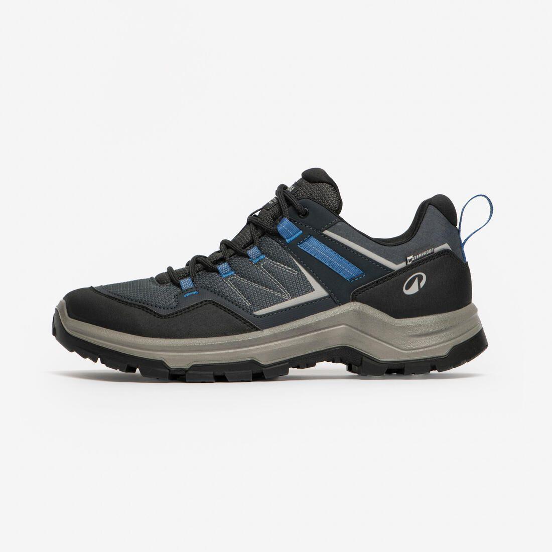 Chaussures de randonnée basses imperméables homme, MH100 gris
