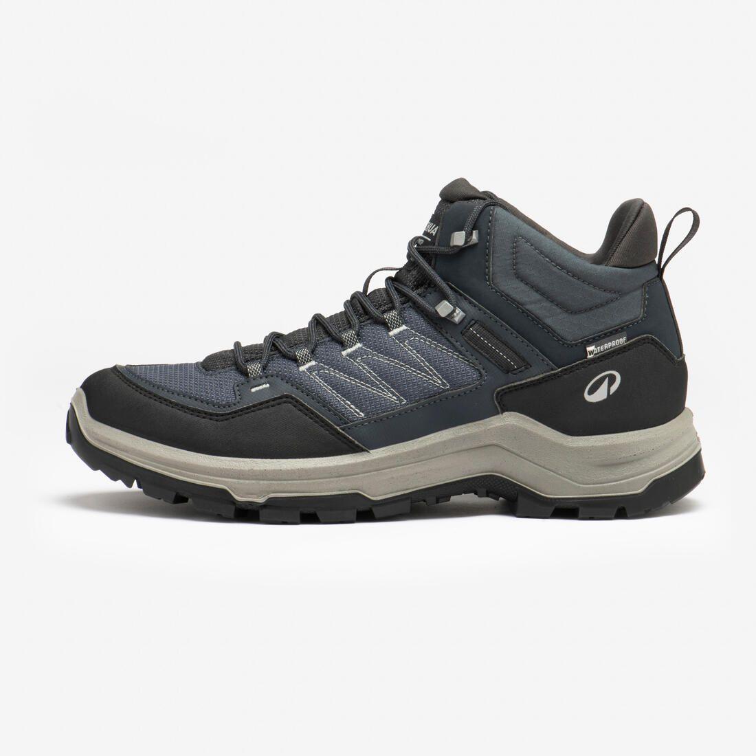 Chaussures de randonnée imperméables homme, MH100 gris