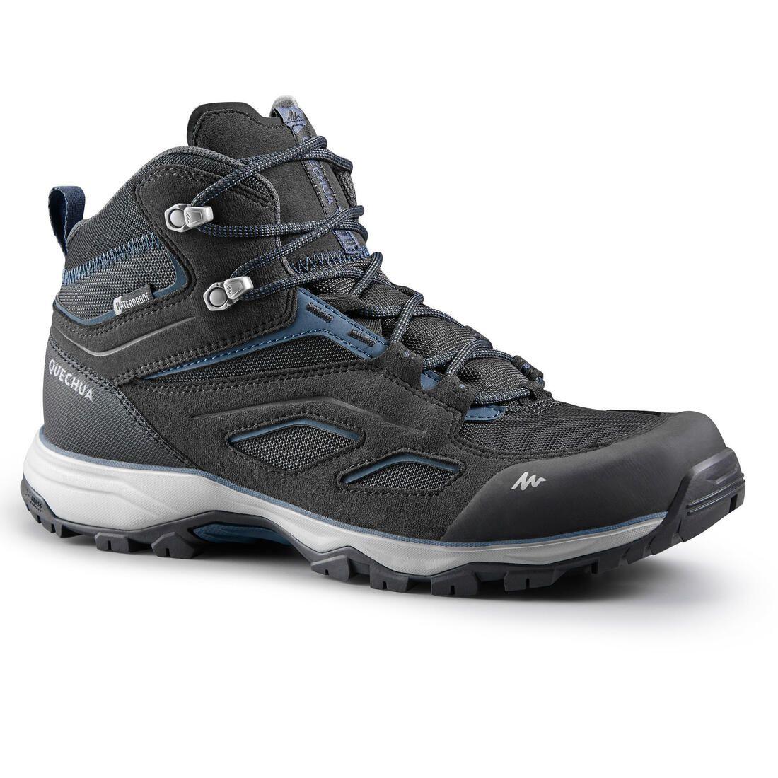 Chaussures de randonnée imperméables homme, MH100 noir