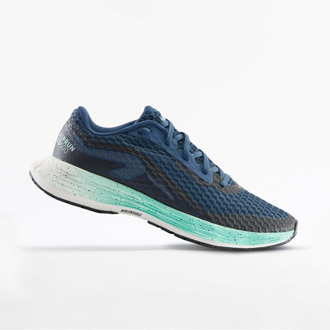 CHAUSSURES DE RUNNING FEMME KIPRUN KD500 BLEU VERT