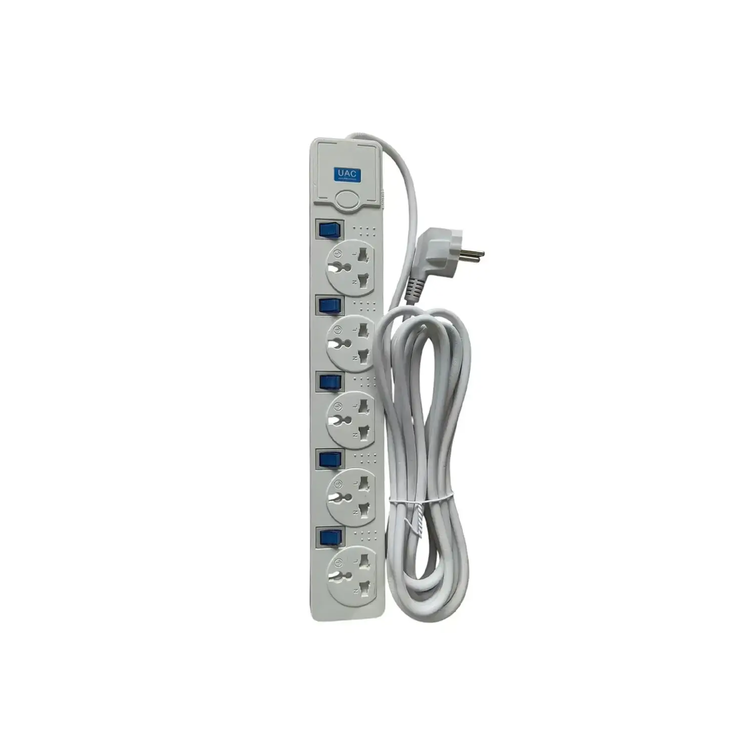 Rallonge parafoudre 5 prises Ekotek AK-1531 - Câble 5 m, 2200 W