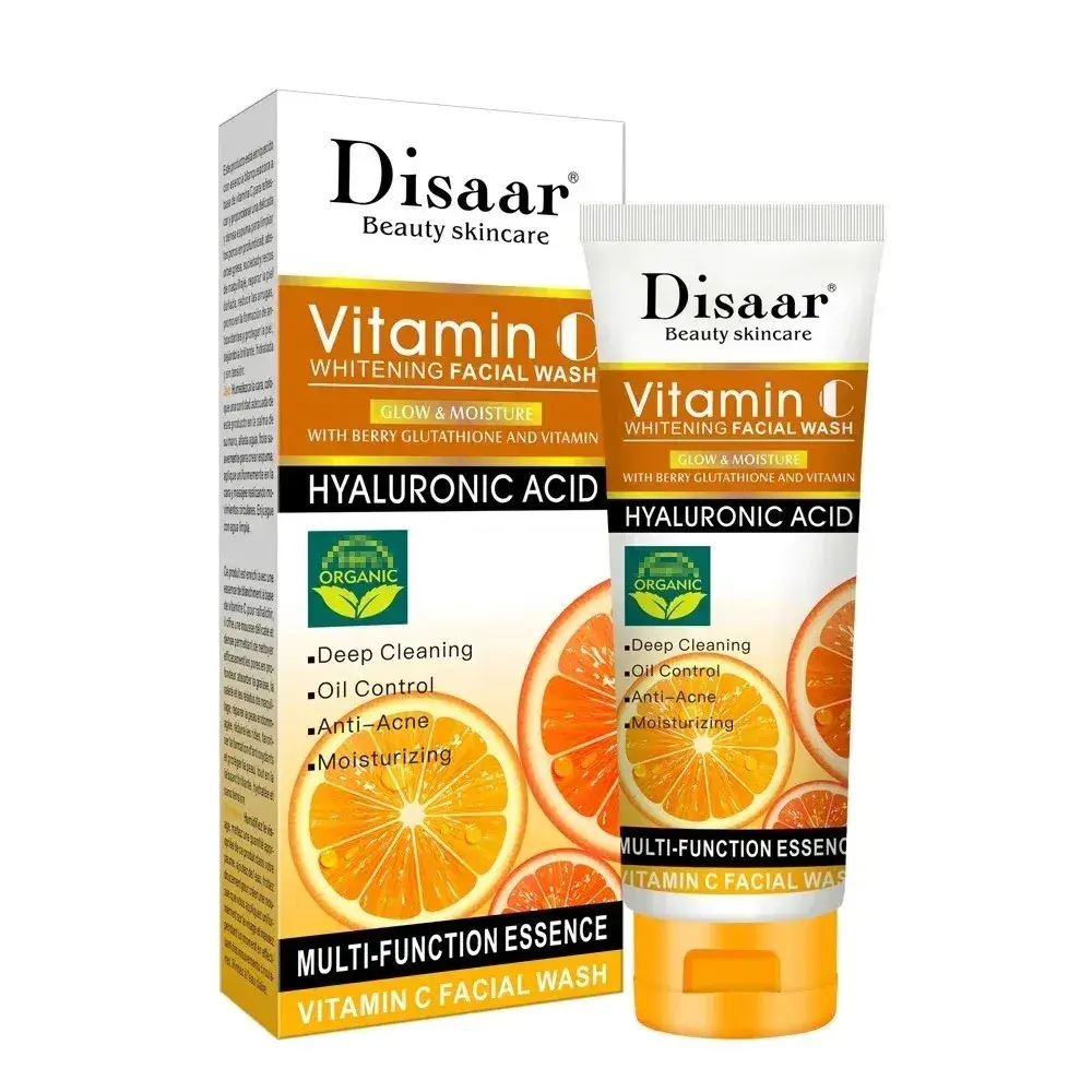 DISAAR Vitamine C & Acide Hyaluronique – Nettoyant Visage 100 ml