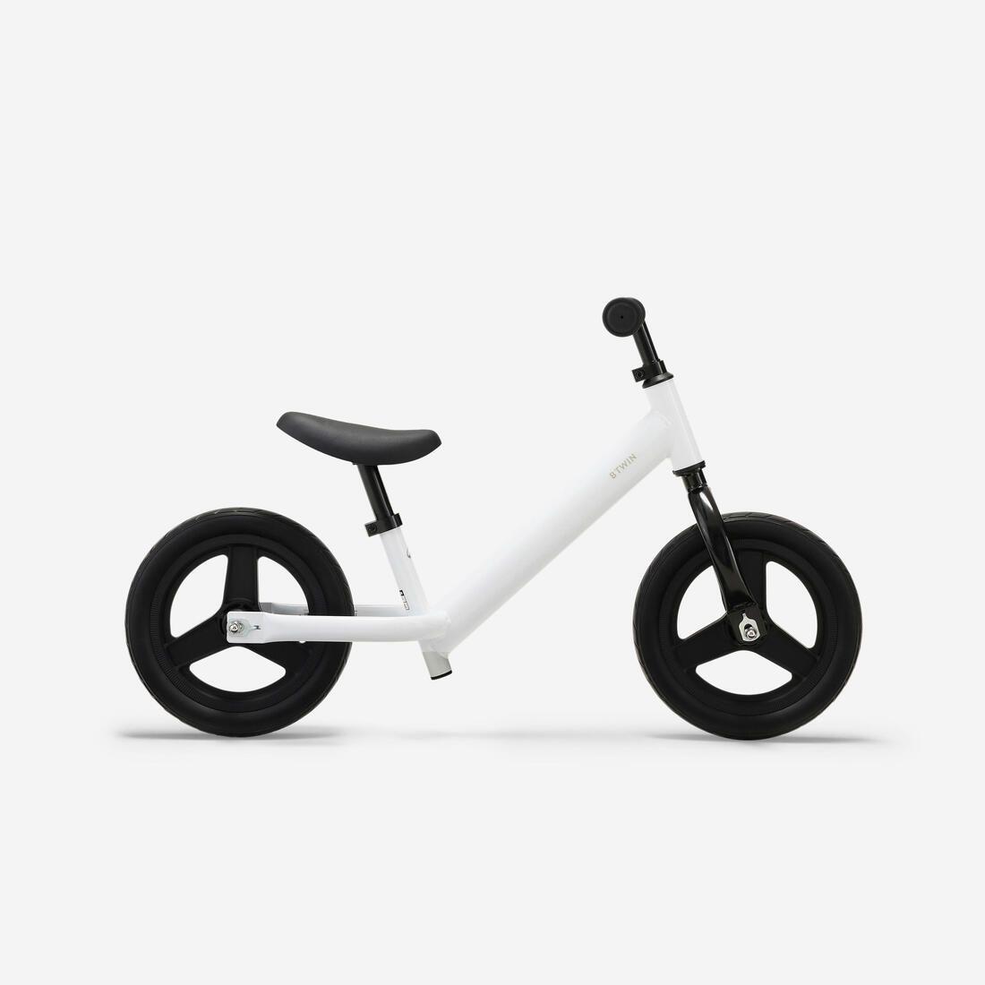 Draisienne enfant 10 pouces, LEARN 100 blanche