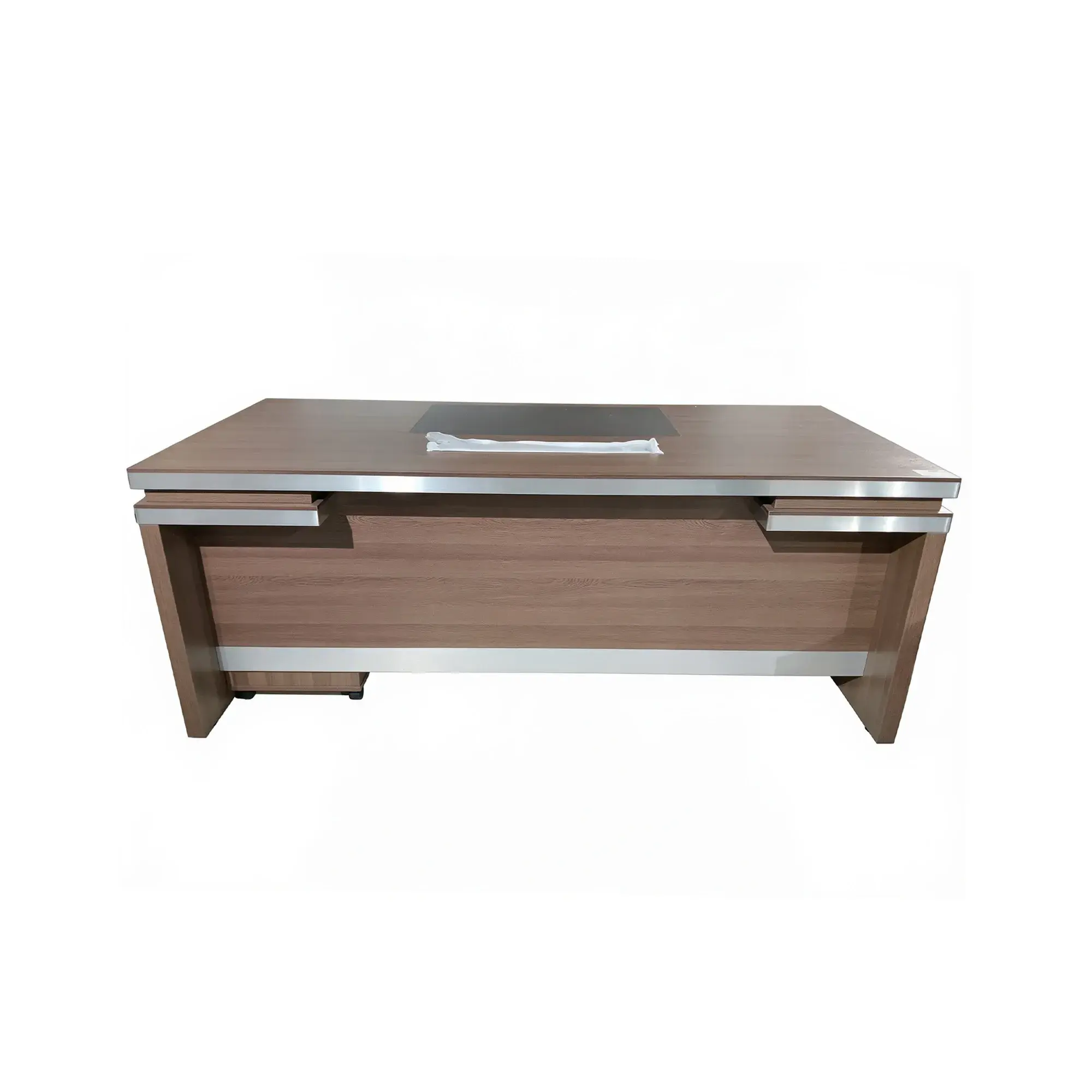 Bureau exécutif avec retour caisson mobile 200x210x76 cm - Réf. OZ2102-20