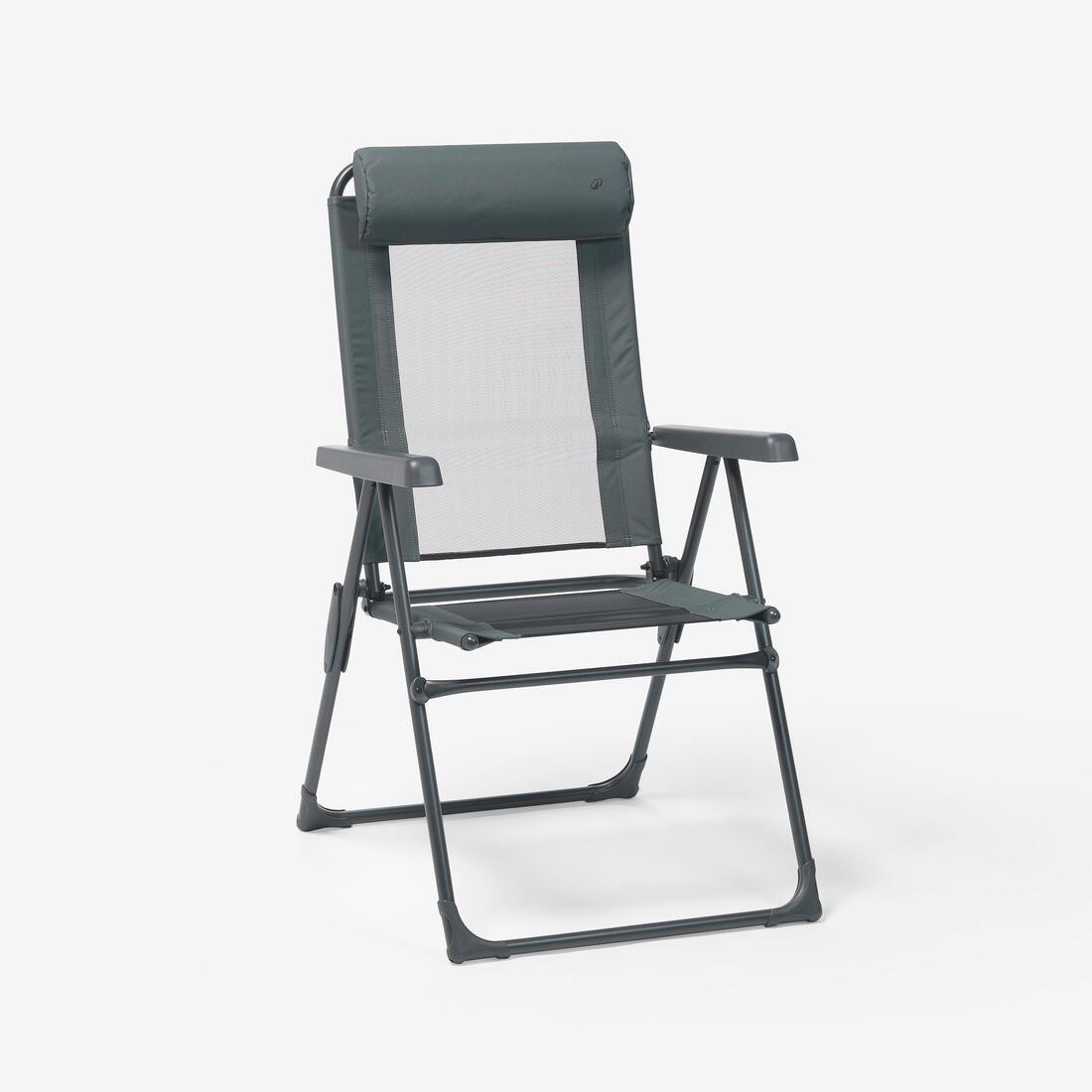 Fauteuil de camping inclinable, pliant et confortable