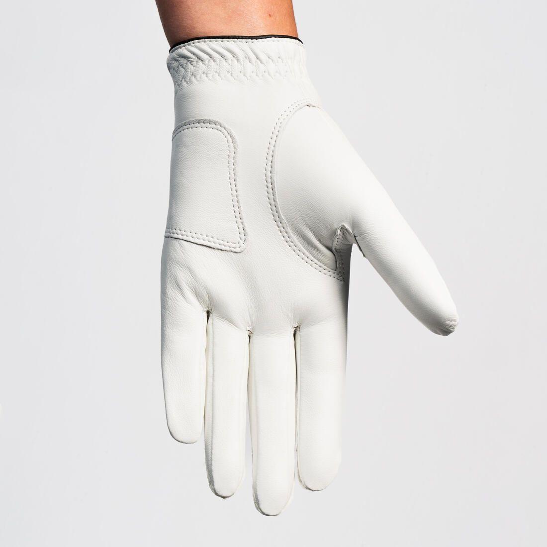 Gant de golf femme main gauche pour droitière, Soft blanc
