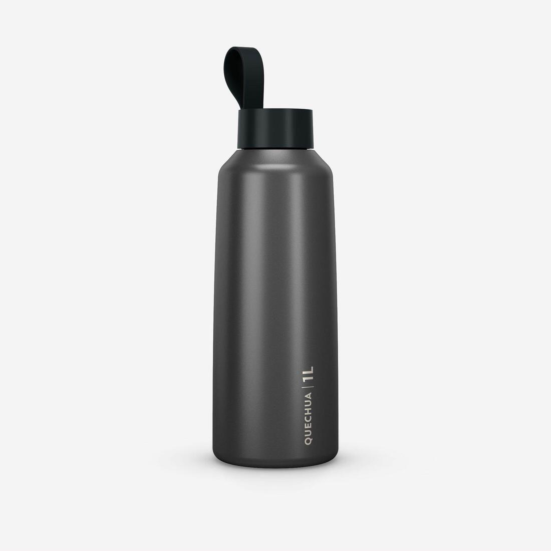 Gourde 100 inox 1l avec bouchon à vis pour la randonnée