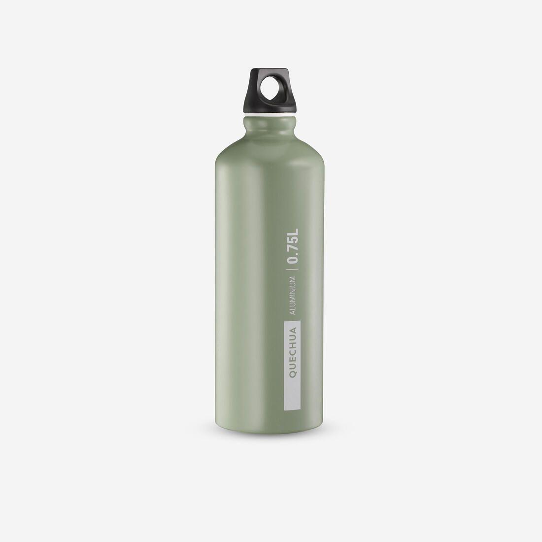 Gourde alu 0,75L avec bouchon à vis, composée à 100% d’alu recyclé