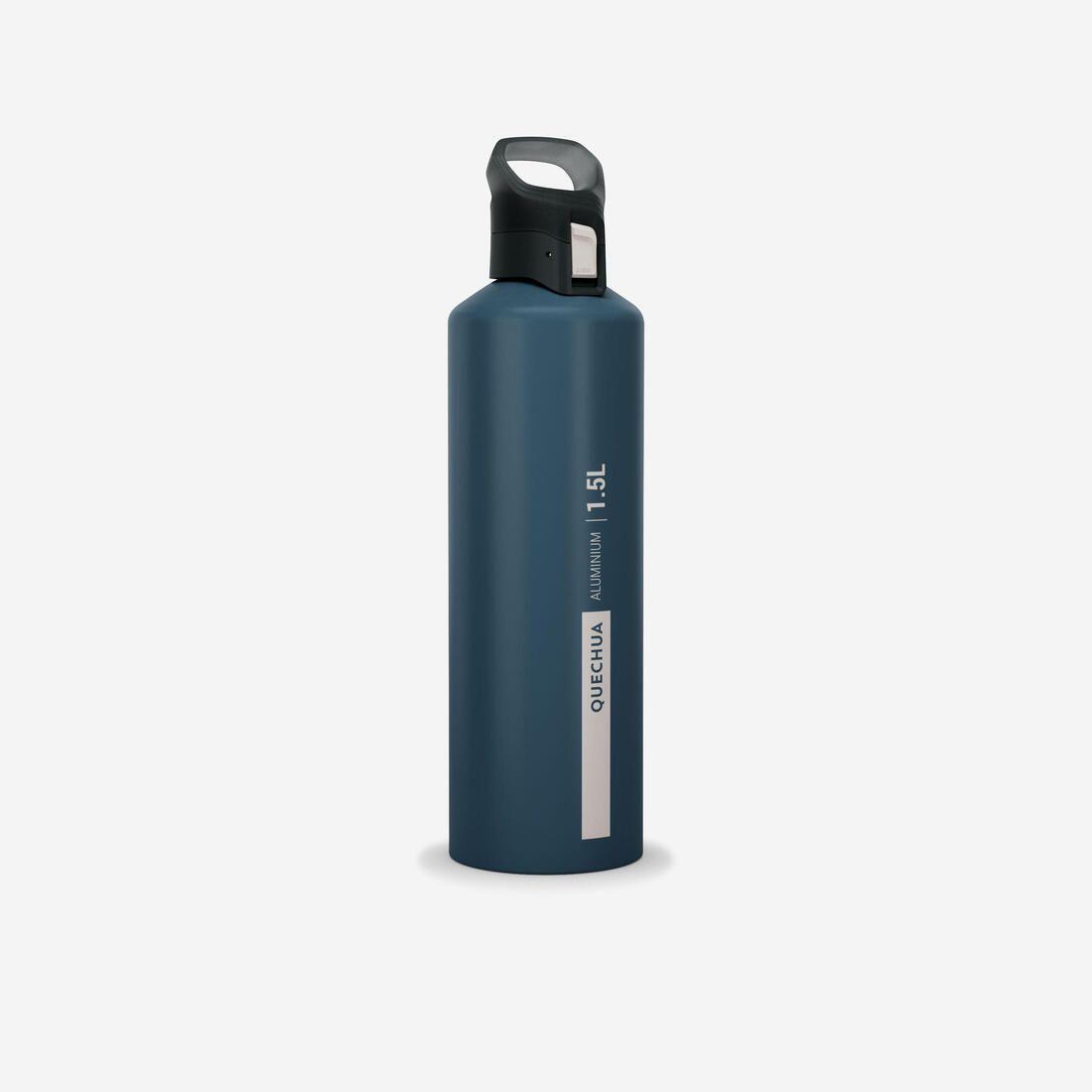 Gourde alu 1,5l avec bouchon à ouverture rapide pour la randonnée