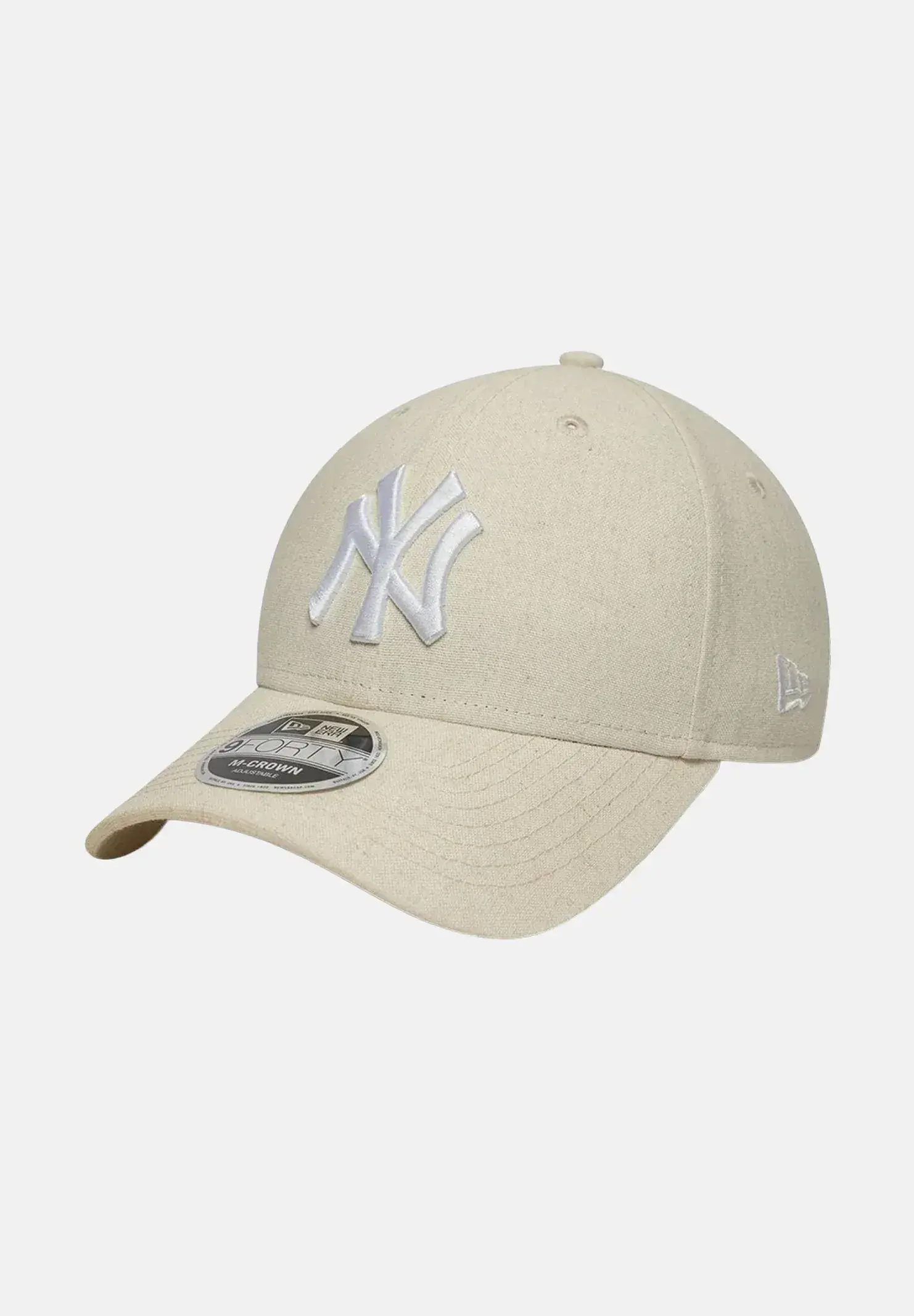 Casquette New Era 9FORTY M-Crown MLB Linen – New York Yankees – Cream