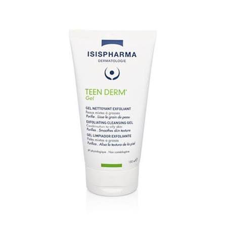 ISISPHARMA Teen Derm Gel Nettoyant Exfoliant Peaux Mixtes à Grasses 150 ml