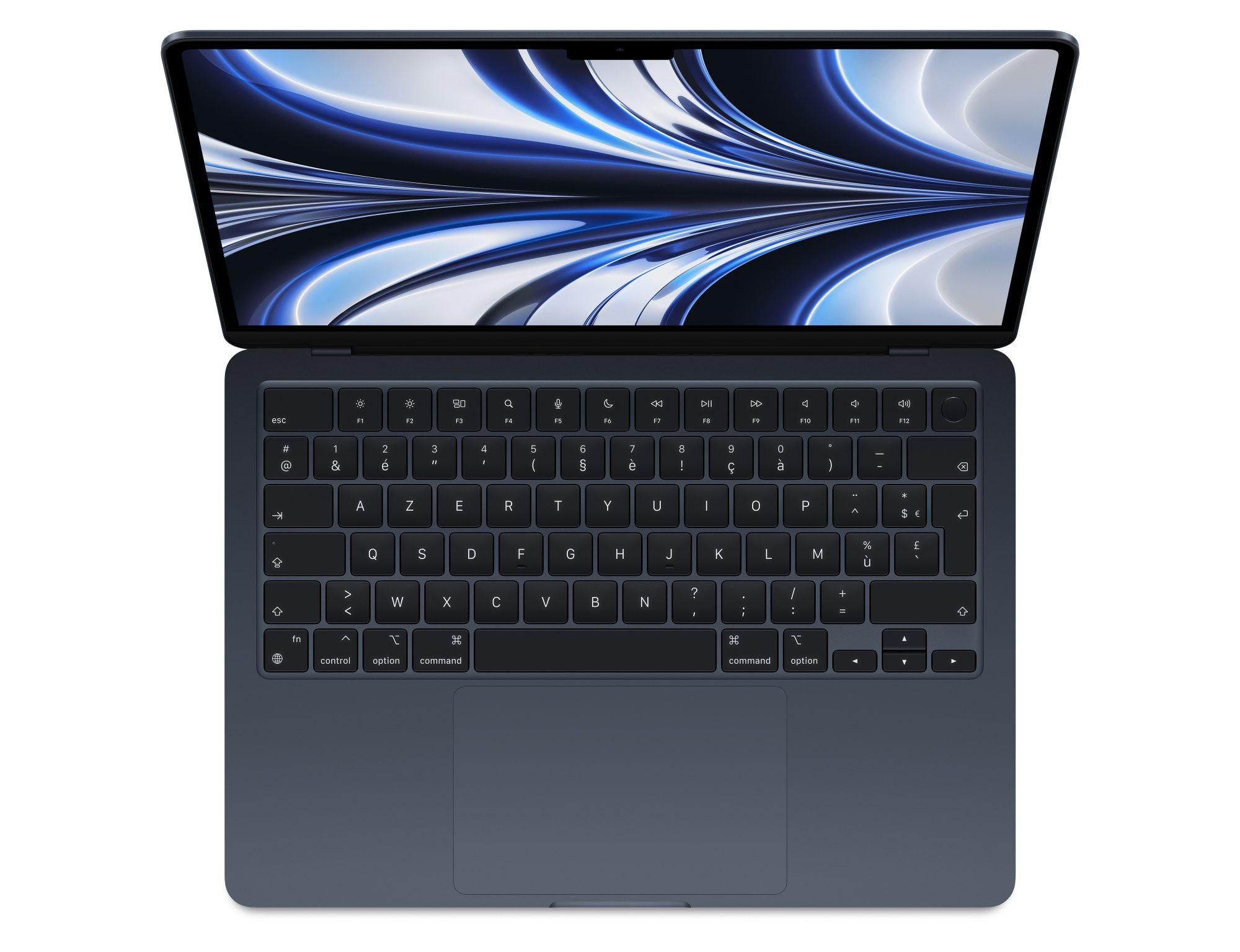 MacBook Air M2, 8go Ram 512go SSD – Minuit