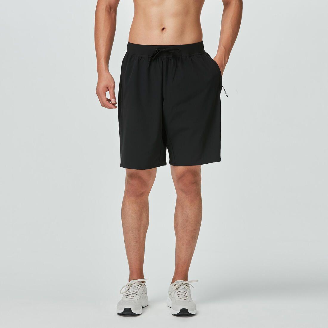 Men fitness shorts cardio training 500