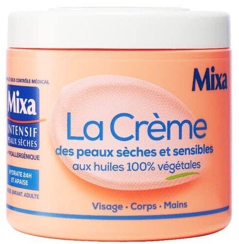 Mixa Crème Peaux Sèches et Sensibles aux Huiles Végétales 400 ml