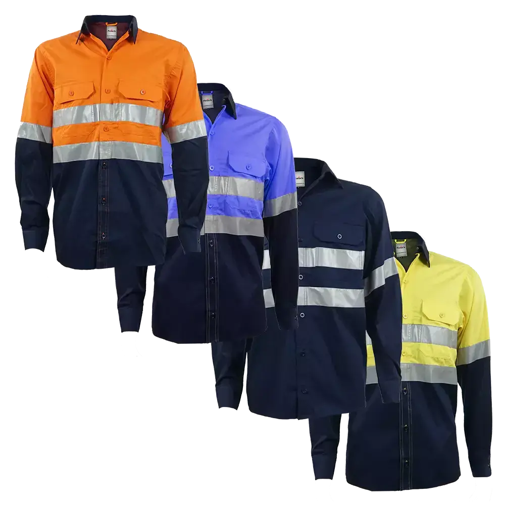Chemise de Travail Réfléchissante Aérée Pinnacle – Spéciale Secteur Minier