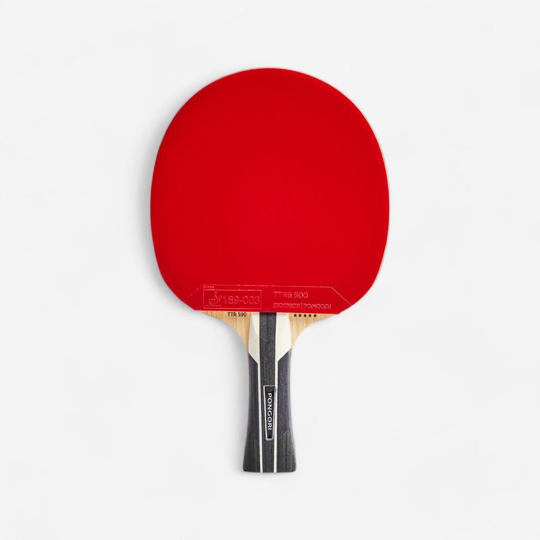 RAQUETTE DE TENNIS DE TABLE CLUB TTR 590 SPEED CARBON 5*