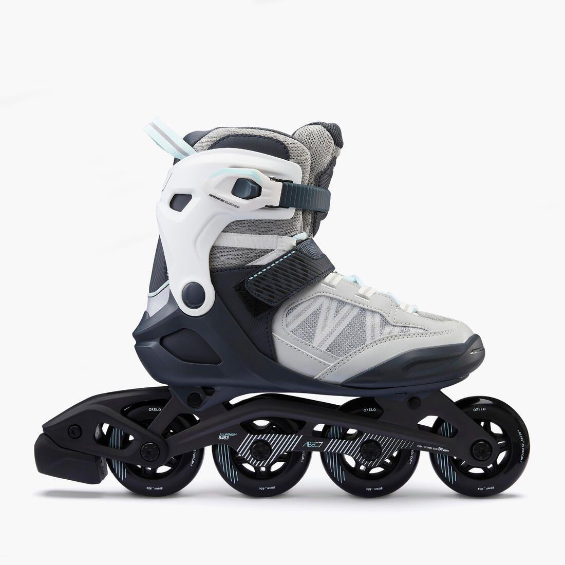 Roller fitness adulte fit500 ice grey