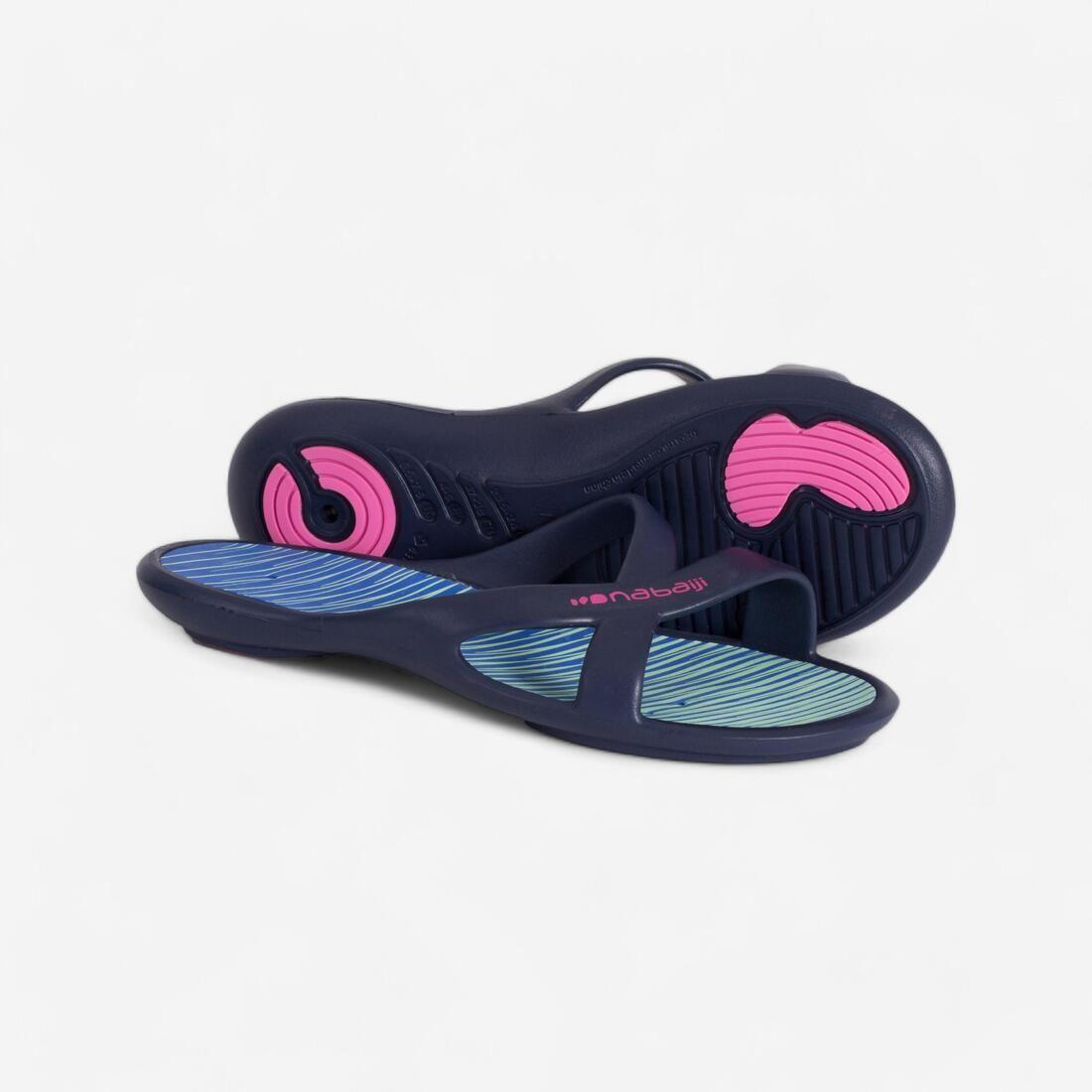 Sandales De Piscine Femme - Slap 500 Print - Lay