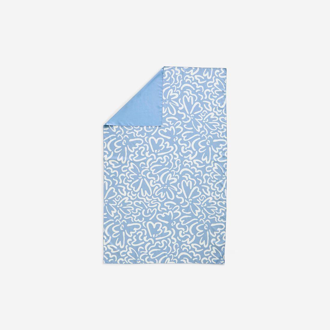 Serviette de bain microfibre imprimé taille xl 110 x 175 cm