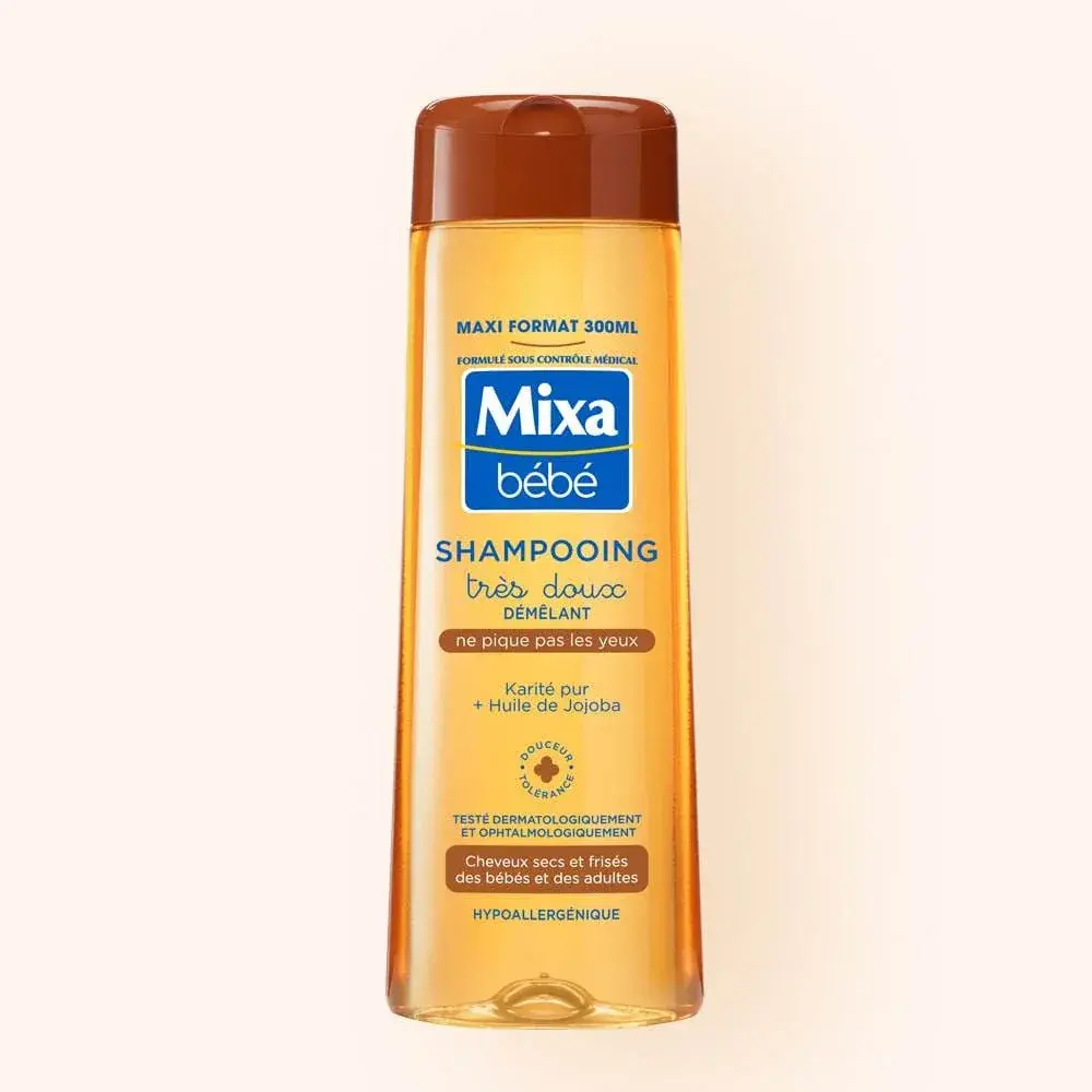 MIXA Shampooing Démêlant Très Doux au Karité 300 ml