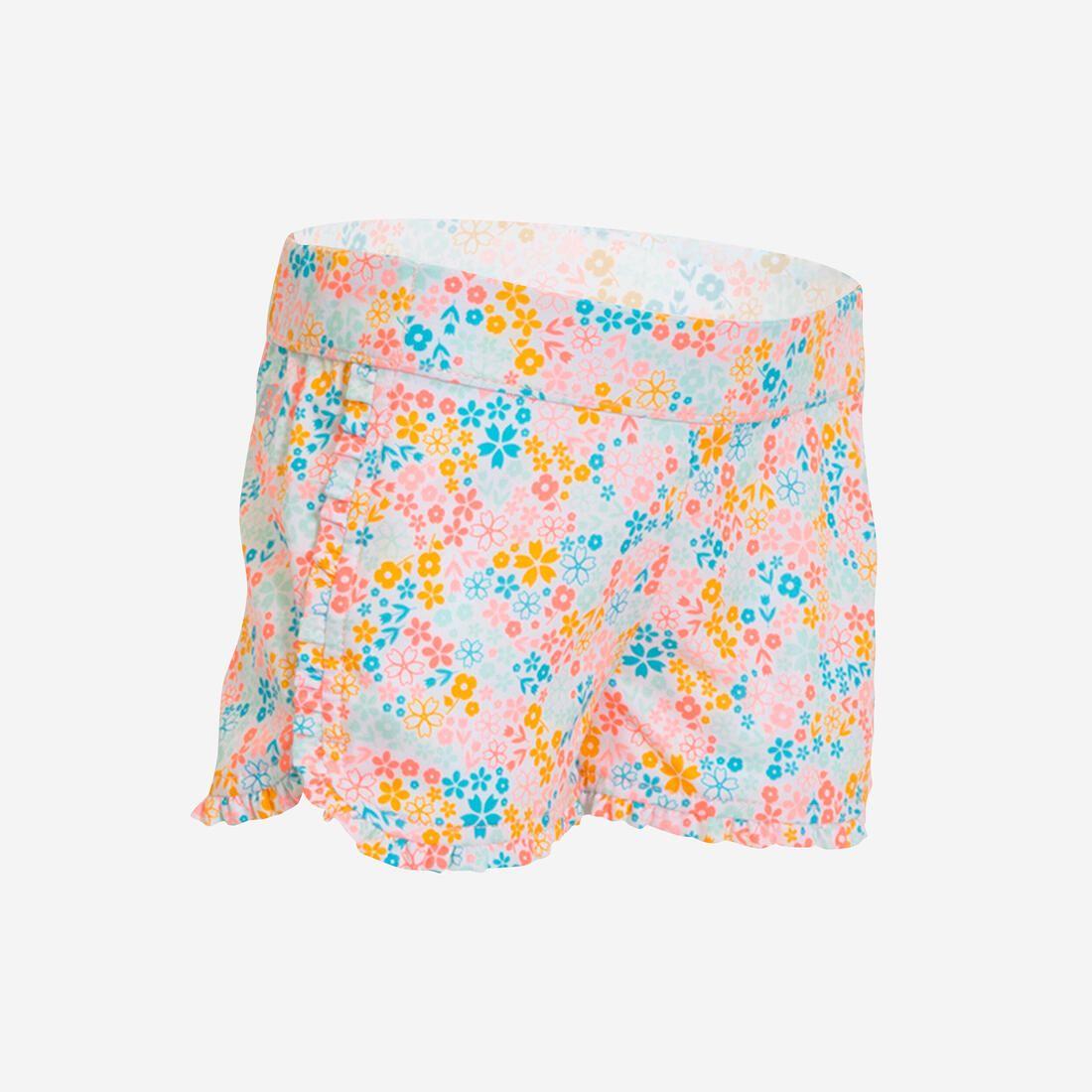 Short de bain bébé / enfant imprimé fleurs