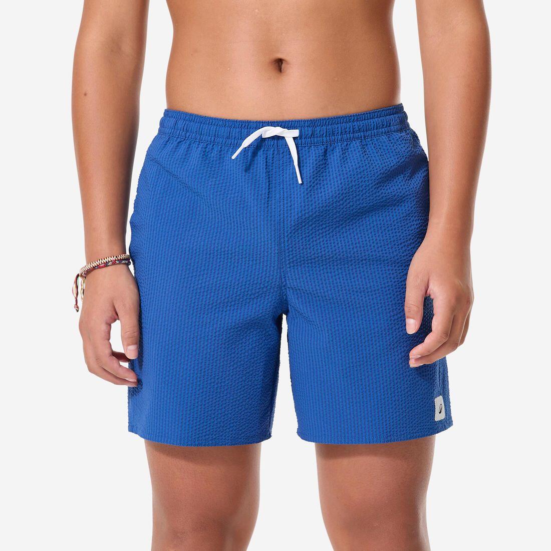 Short de bain surf enfant, 100 Seersucker