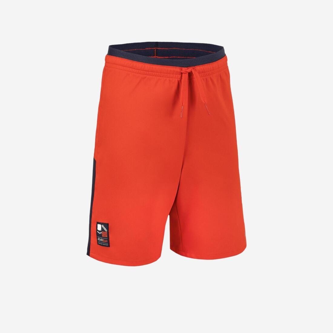 Short de football VIRALTO SOLO enfant bleu et