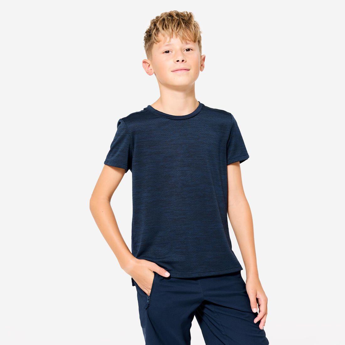 T-shirt enfant synthétique respirant - 500 marine